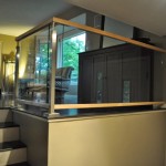 Glass Railing With Stainless Posts