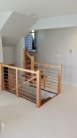 Maple With Stainless Tubing Railing