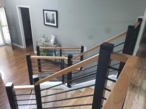 Stairway With Horizontal Balusters
