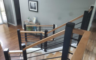 Stairway With Horizontal Balusters